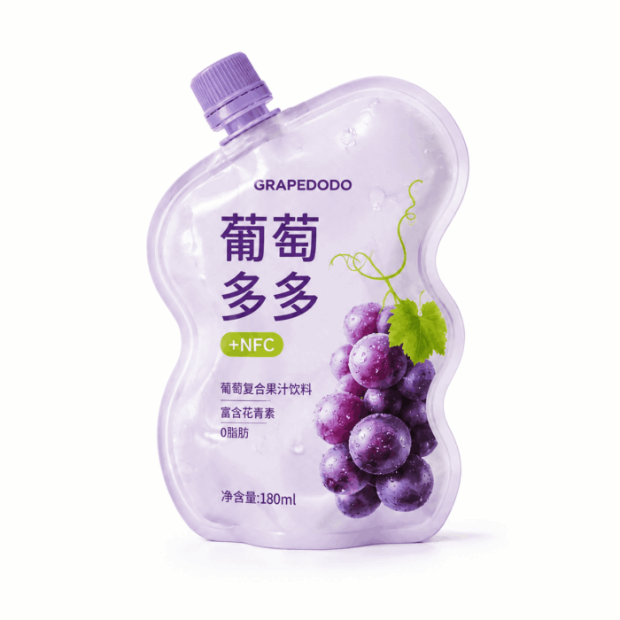 定制食品异形吸嘴袋饮料果冻酸奶食品袋便携自立异形袋
