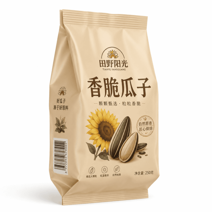 定制中封风琴袋 瓜子零食包装袋 坚果咖啡豆巧克力豆包装袋