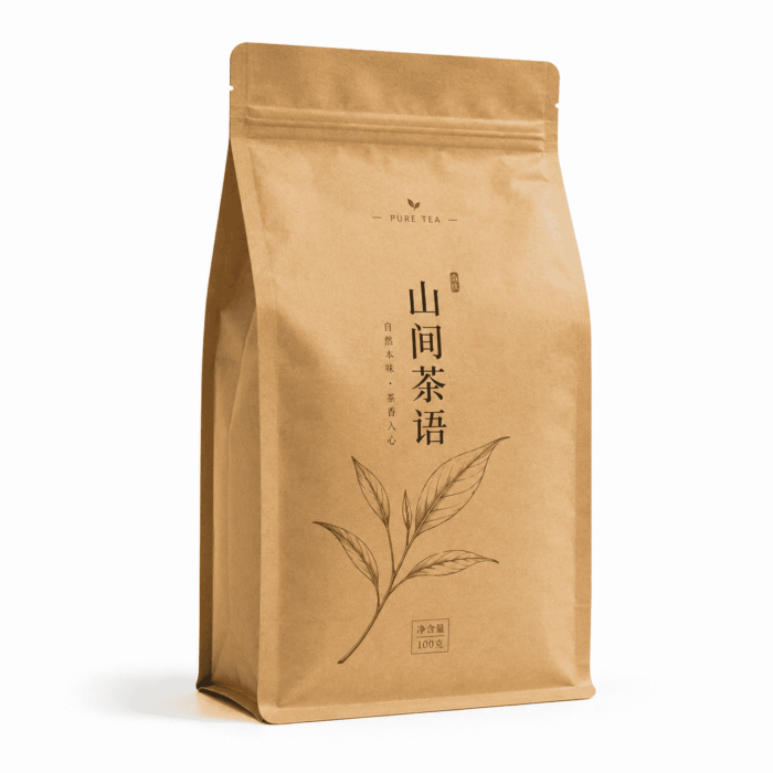 定制牛皮纸包装袋茶叶包装袋 坚果零食包装袋 咖啡包装袋 牛皮纸自封袋
