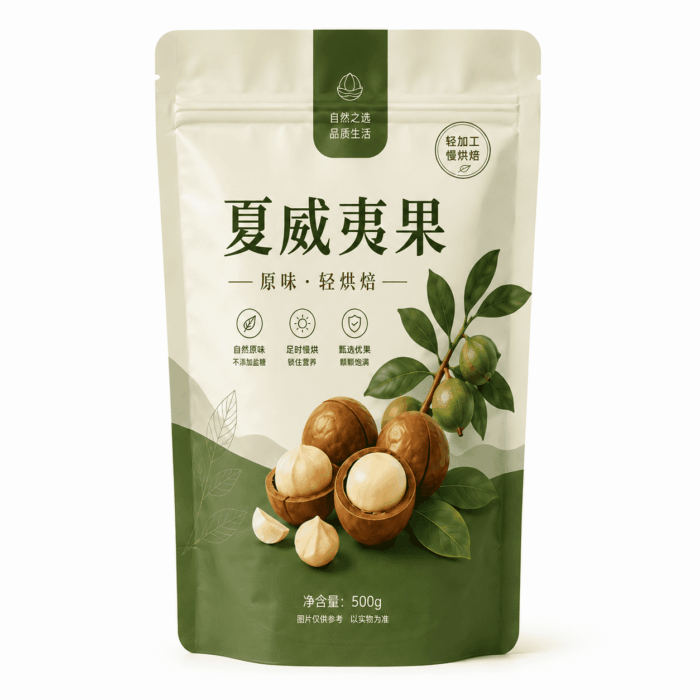 定制坚果包装自立袋 干果密封袋 夏威夷果包装袋 零食分装袋