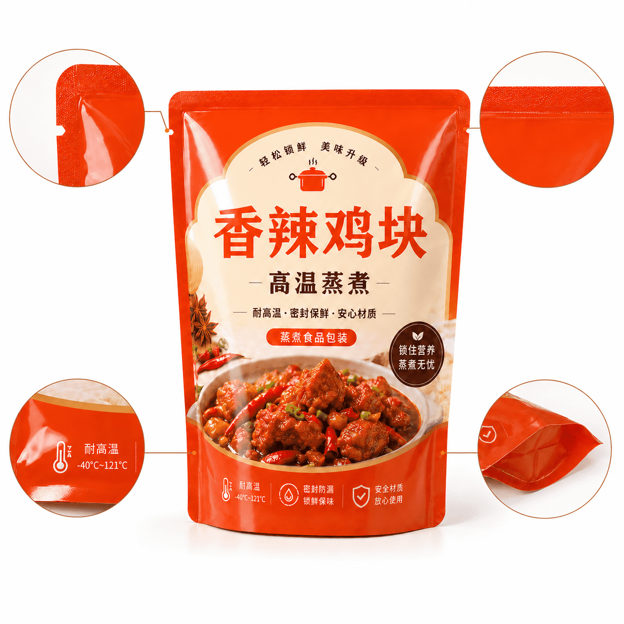 高温蒸煮自立袋麻辣鸡块体细节图_compressed